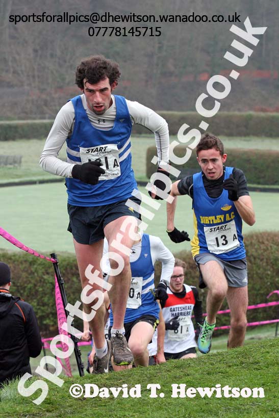 Senior men, Durham Cathedral Cross Country Relays. Photo: David T. Hewitson/Sports for All Pics